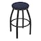 Holland Bar Stool Co 30" Swivel Bar Stool, Pewter Finish, Graph Anchor Seat X802 - alternate 1